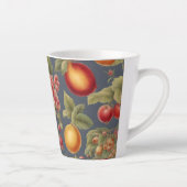 美しい果物と花。フランスのスタイル カフェラテマグ (右)