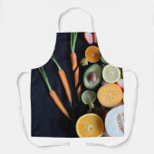 美しい果物と野菜 エプロン (正面)