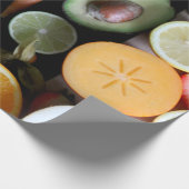 美しい果物と野菜 ラッピングペーパー (角)