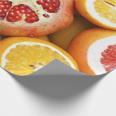 美しい果物と野菜 ラッピングペーパー (角)