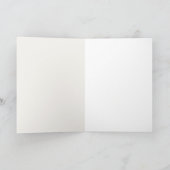 美しい柔らかい野草花カスタム誕生日 カード (内部)