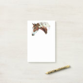 美しい栗トベロ絵を描ウマ ポストイット (デスク上)