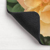 美しい桃色のバラマウスパッド マウスパッド (コーナー)