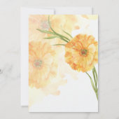 美しい桃色の結婚式招待状 招待状 (裏面)