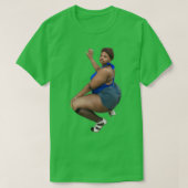 美しい桃 Tシャツ (デザイン正面)