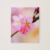 美しい桜さくらんぼの花挑戦 ジグソーパズル (縦)