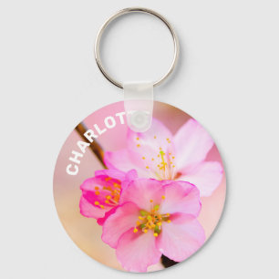 美しい桜さくらんぼ花 キーホルダー