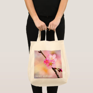 美しい桜さくらんぼ花 トートバッグ