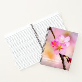 美しい桜さくらんぼ花 ノートブック (内部)