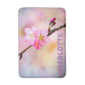 美しい桜さくらんぼ花 バスマット (正面縦)