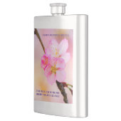 美しい桜さくらんぼ花 フラスク (左)