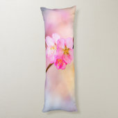 美しい桜さくらんぼ花 ボディピロー (裏面 (縦))