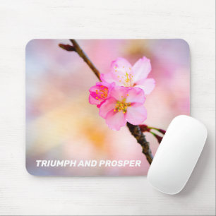 美しい桜さくらんぼ花 マウスパッド