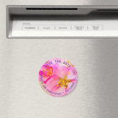 美しい桜さくらんぼ花 マグネット (インサイチュ (食洗機))