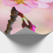 美しい桜さくらんぼ花 ラッピングペーパー (角)
