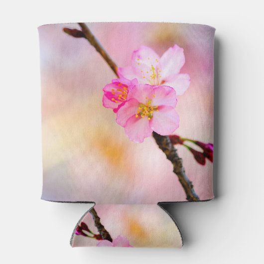 美しい桜さくらんぼ花 缶クーラー (裏面)