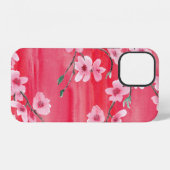 美しい桜の花のシームレスパターン iPhoneケース (裏面横)