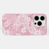 美しい桜デザイン - ピンクの花 Case-Mate iPhoneケース (裏面 (横))