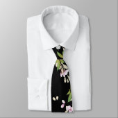 美しい桜ヴィンテージ日本のフローラ ネクタイ (タイ)