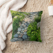 美しい森の写真の日照り木写真テンプレート クッション (ブランケット)