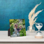 美しい森の写真の日照り木写真テンプレート フォトプラーク (インサイチュ)