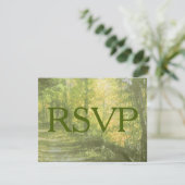美しい森の小道のRSVP エンクロージャーカード (スタンド正面)
