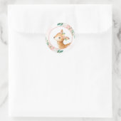 美しい森の森の動物 – リトルシカ ラウンドシール (バッグ)