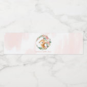 美しい森の森の動物 – 鹿の赤ちゃんシャワー ペットボトルラベル (シングルラベル)