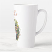 美しい森の異教のペンタグラム カフェラテマグ (右)