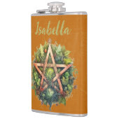 美しい森の異教のペンタグラム フラスク (左)