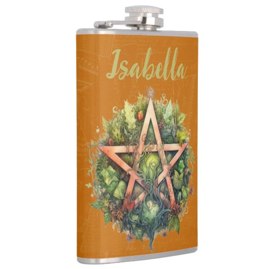美しい森の異教のペンタグラム フラスク (右)