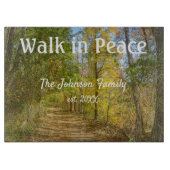 美しい森の道 カッティングボード (正面)