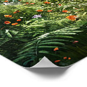 美しい森林の風景 ポスター (角)