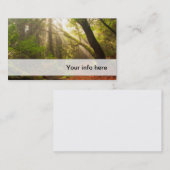 美しい森林名刺 名刺 (正面/裏面)