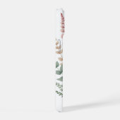 美しい植物のシダの花柄の携帯ケース iPhone 15ケース (右側面)