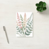 美しい植物のシダの花柄ポストイット ポストイット (オフィス)