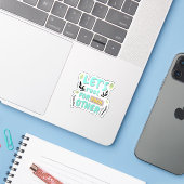 美しい植物の引用ステッカー シール (ノートパソコンとiPhone)