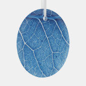 美しい植物クローズアップテクスチャ背景 ガラスオーナメント (正面右)