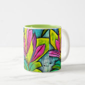 美しい植物コレクション ツートーンマグカップ (正面右)