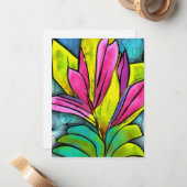 美しい植物コレクション ノートカード (正面/裏面インサイチュ)