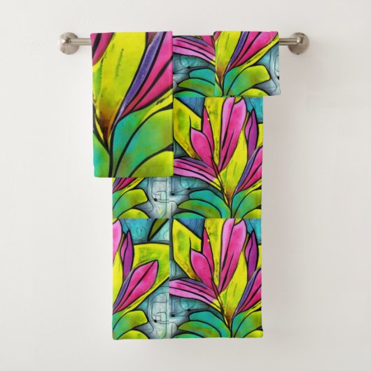 美しい植物コレクション バスタオルセット (インサイチュ)