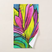 美しい植物コレクション バスタオルセット (ハンドタオル)