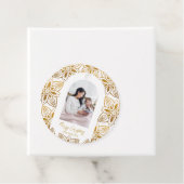 美しい植物体のアーチ写真クリスマス フェイバータグ (インサイチュ)