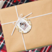 美しい植物体のアーチ写真クリスマス フェイバータグ