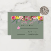 美しい植物園フローラセージ応答カード ノートカード (正面/裏面インサイチュ)