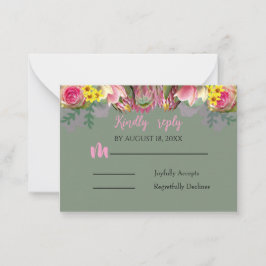 美しい植物園フローラセージ応答カード ノートカード