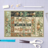 美しい植物学ティッシュペーパー 薄葉紙 (クラフト)