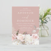 美しい植物性バラオールシーズンズ結婚ズ 招待状 (スタンド正面)