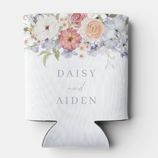 美しい植物性フローラ水の色結婚の数 缶クーラー (裏面)