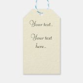 美しい植物自然手描き芸術 ギフトタグ (裏面)